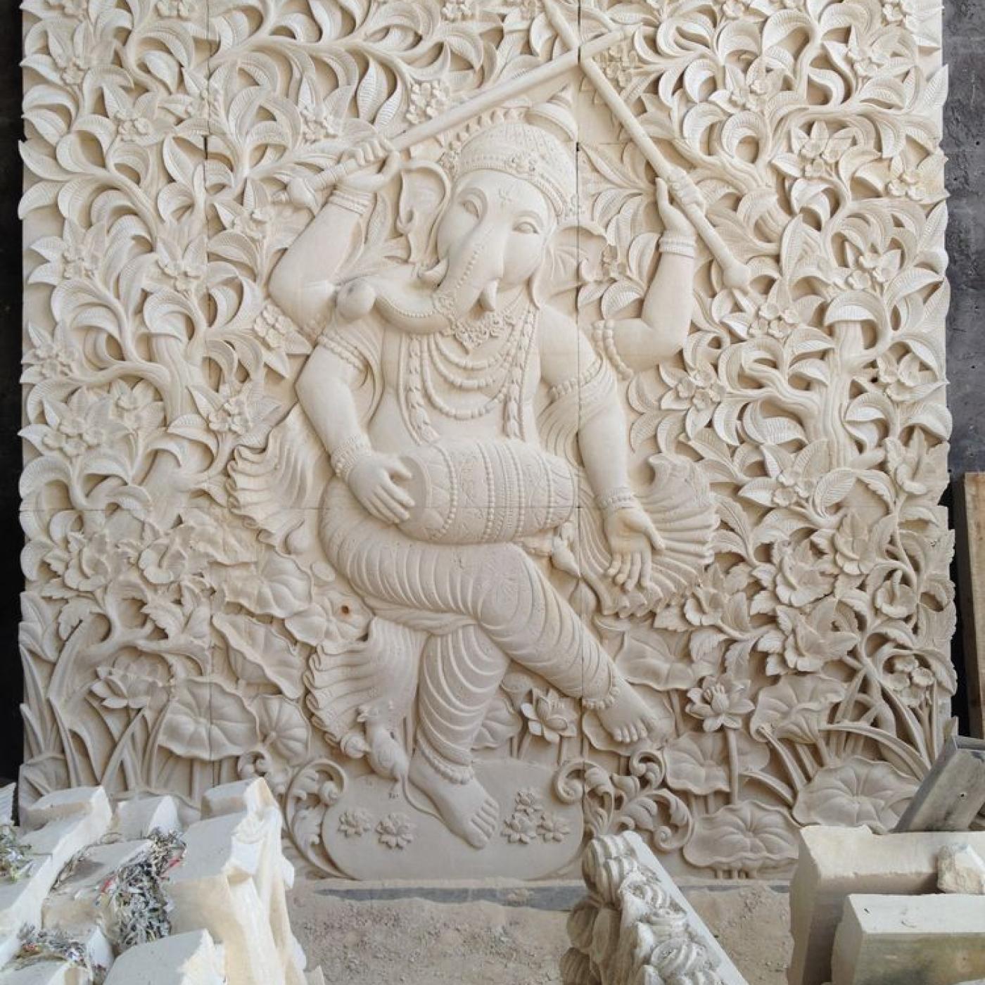 Balinese Wall Art Panels Ganesha Bali Carving