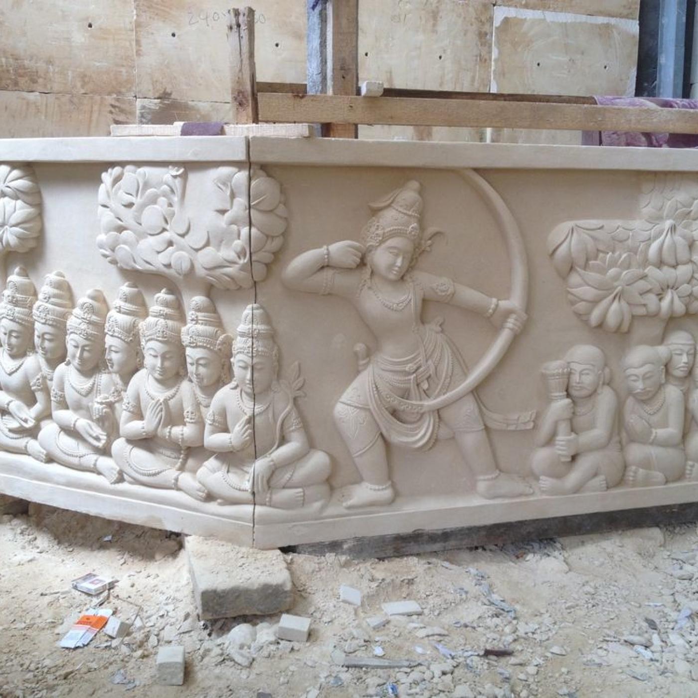 Stone Wall Panels Interior | Bali Carving