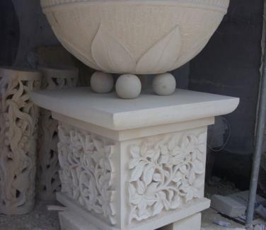 Carved Stone Lanterns