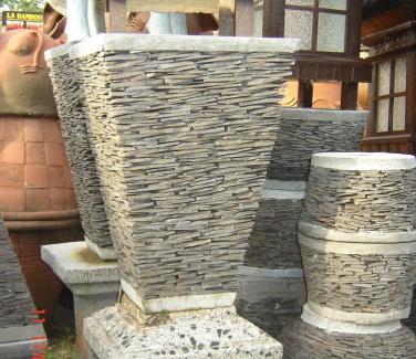 Balinese Stone Planter Pots