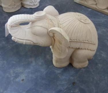 Bali Stone Carving Panel Elephant