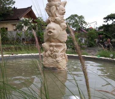 Bali Stone Carving Panel