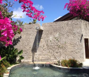 Stone Relief With Dragon Design