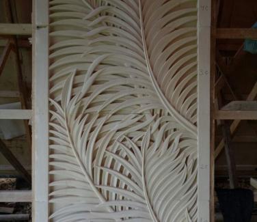 Carved Stone Panels