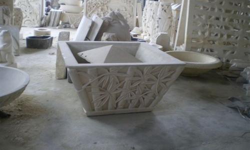 Natural Stone Planter Pot