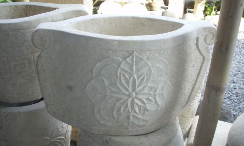 Stone Carved Pots