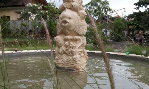 Bali Stone Carving Panel