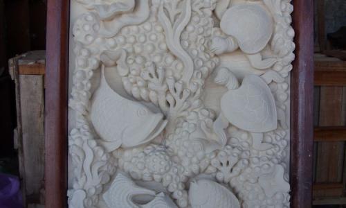 Balinese Stone Wall Panels