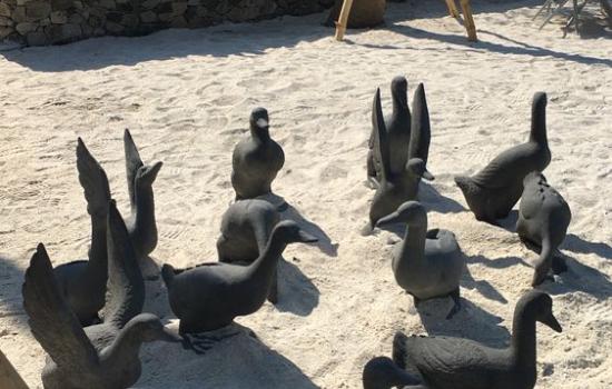FIBER & CEMENT STATUE Duck