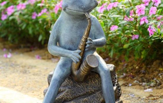 FIBER & CEMENT STATUE FROG