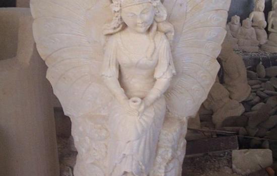 Bali Stone Angel Statue