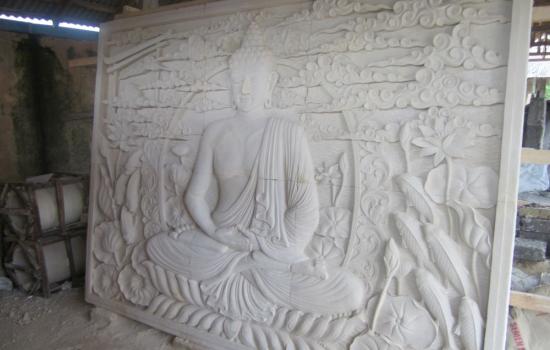 Balinese Wall Relief Buddha